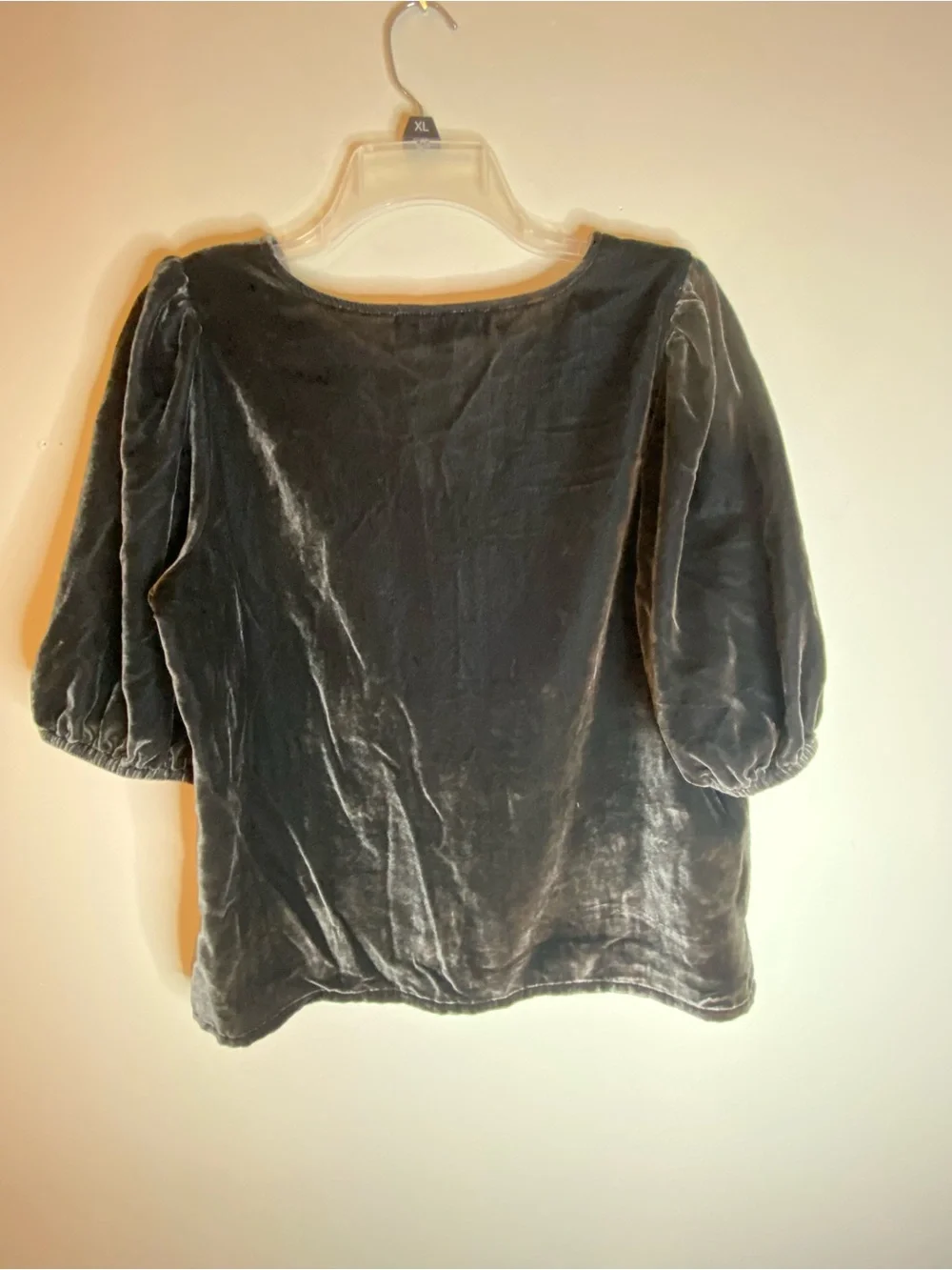 LOFT velvet blouse